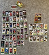 Barrett candy sticks Football Cards from 1989-1995 job lot; Gazza, R9, Baggio 