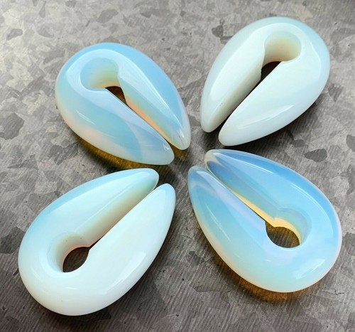 Pair opalite keyhole hanger - pair,