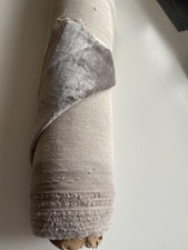 NEXT VELVET FABRIC - LIGHT MINK 5m / 145cm wide roll - NEW