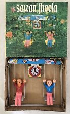 Vintage Boy and Girl on Swing