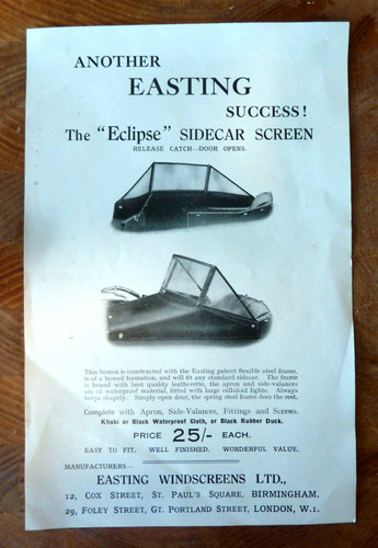 Easting eclipse sidecar screen - easting,