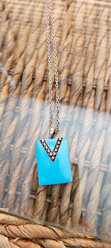 Ladies silver tone cable chain - tone,
