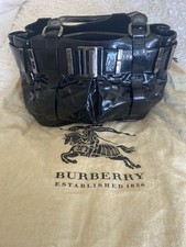 Burberry Black Patent Leather