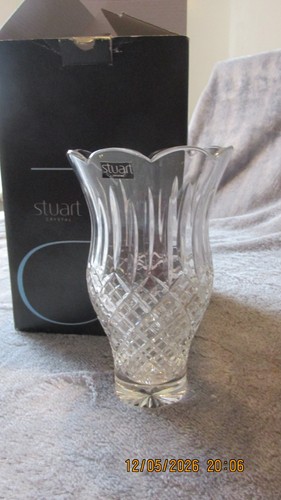 Stuart crystal vase - stuart,