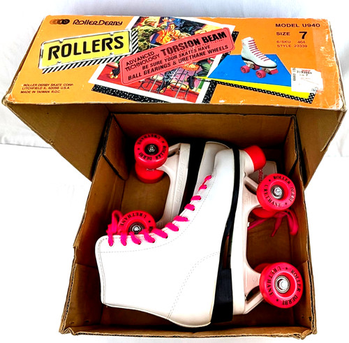 Vtg roller derby skates - roller,