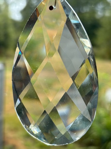 Large mm crystal - large, pear