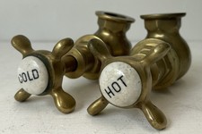 Vintage Brass Hot & Cold Taps