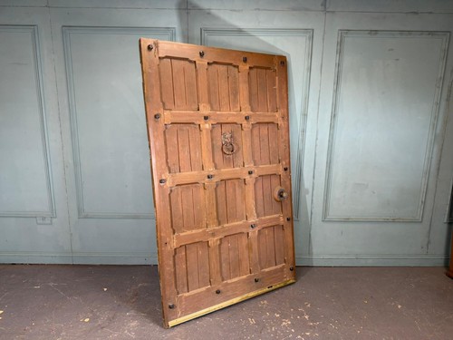 Large pitch pine door with - large,