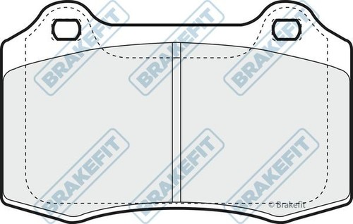 Apec rear brake pad set - rear,