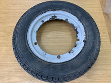 Original Piaggio Vespa 2.1 x 10 Steel Wheel & 3.5 -10  Tyre Original Paint     g