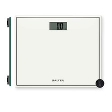 Salter Glass Electronic Digital Bathroom Scale White (Open Box)