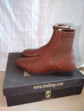 TREDSTEP THOROUGHBRED FRONT ZIP SHORT BOOT OAK, EU 44 * STOCK CLEARANCE SALE *