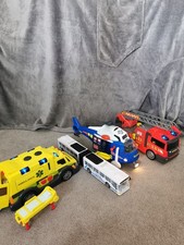 Chad Valley Emergency Vehicles,Lights & Sounds Ambulance,Helicopter,Fire Engine