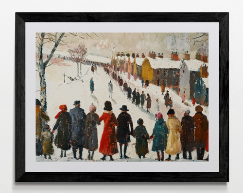 Lowry style landscape - l, s