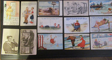 12 early vintage seaside comic