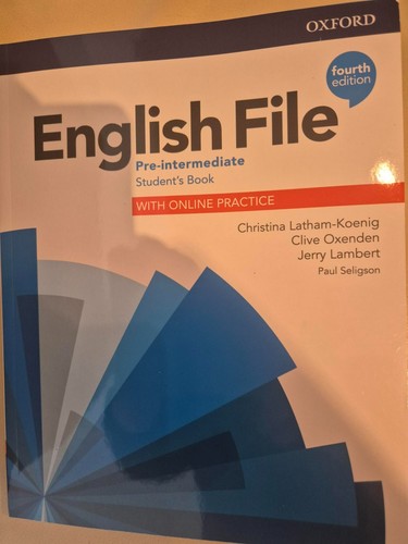 English file pre - file, pre-intermediate