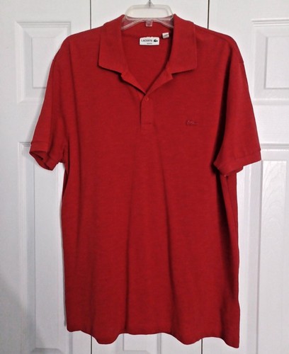 Lacoste polo shirt mens red - shirt,