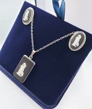 Signed sterling silver - signed, black