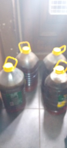 Litres used cooking oil - used,