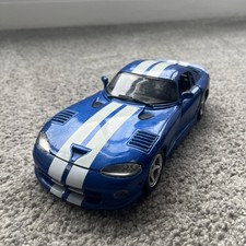MAISTO - DODGE VIPER GTS R Coupe - METALIC BLUE  1:18 SCALE MODEL Die-Cast CAR