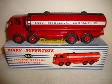 Original DINKY 943 LEYLAND OCTOPUS TANKER 'ESSO' - EXCELLENT in original BOX