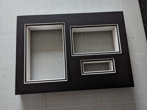 Double mount black 10 - mount, black/black