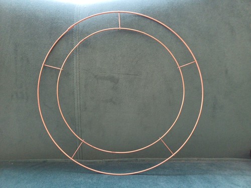 Flat metal wire - wire, ring