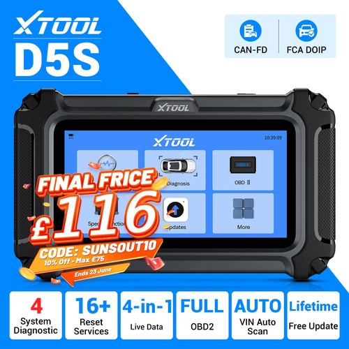 Xtool d5s obd2 scanner engine - obd2,