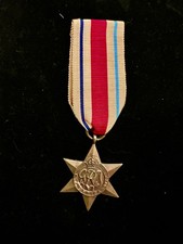 Original WW2 1939-45 Africa STAR MEDAL  Full Size Un-named + Ribbon World War 2