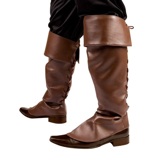 Unisex brown pirate boot - unisex,