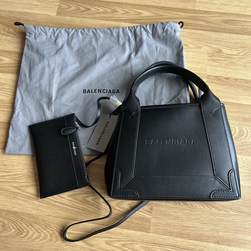 Balenciaga navy cabas aj - cabas,