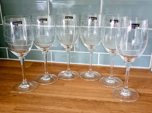 Crystal glasses set 6 - glasses., of