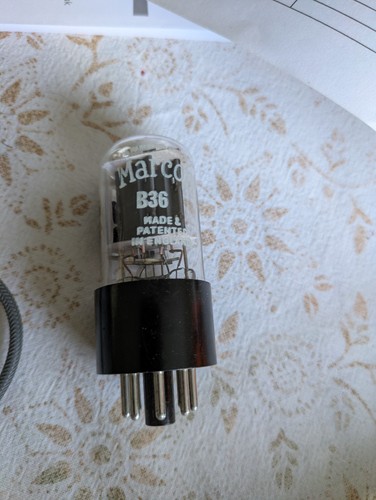 Marconi b36 12sn7gt nos - 12sn7gt,