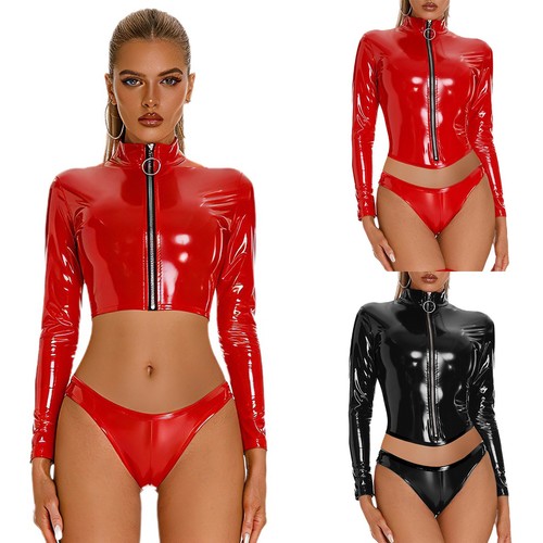Women lingerie set pvc - women's,