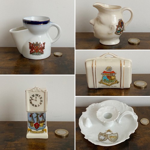 Antique novelty crested china - antique,