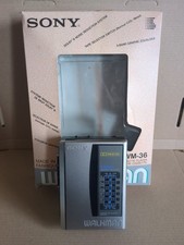 Sony Walkman WM-36 Cassette Tape Player- Boxed.