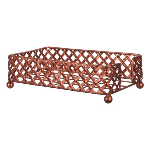 Wrought iron hand towel box - wrought,