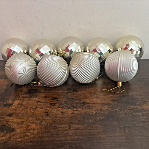 Set clear silver - silver, baubles