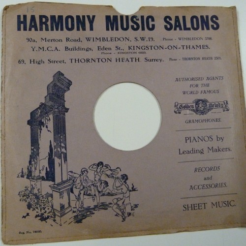 78rpm gramophone record - 10",