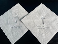 50 x Personalised Baptism 