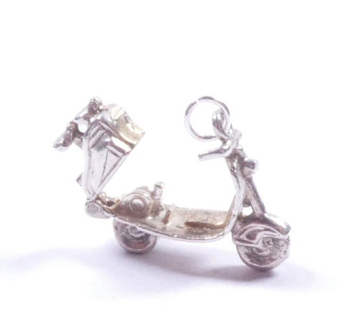 Vintage charm vespa scooter - charm,
