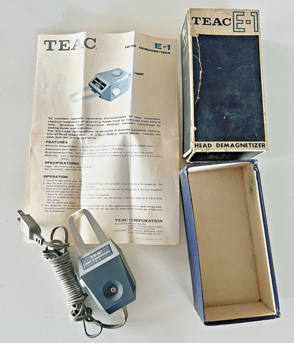 Vintage teac head - e-1,