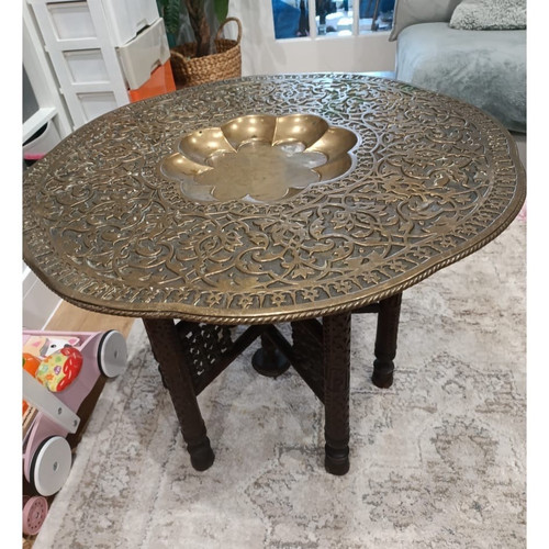 Large vintage moroccan brass - vintage,