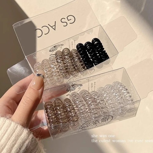 Thick spiral hair bobbles - 9,