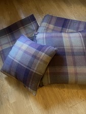 NEXT Purple Check Curtains