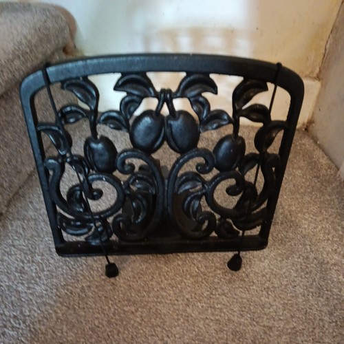 Cast iron cook book stand - cast,