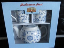 The Caravan Trail Set of 2 Mugs & Teapot BNIB "PENZANCE", Queens by Churchill