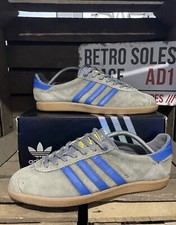 Adidas X Consortium SNS Stockholm UK 9 Grey Blue Yellow Suede 1/390 2009 Rare