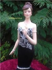 Black & Silver Lady Figurines