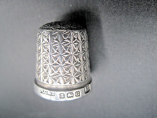 ART DECO SILVER THIMBLE 'THE